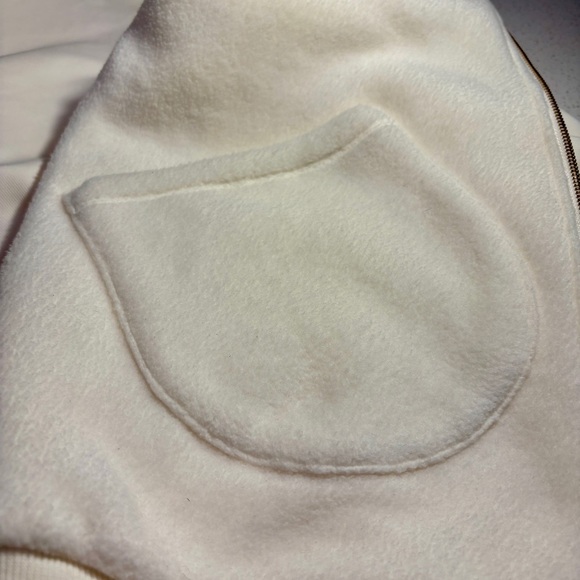 GYMSHARK X WHITNEY SIMMONS Cream Reversible Bomber-Style Jacket Size XS - Picture 13 of 16